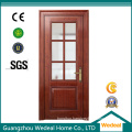 Bulk Supply MDF PVC Film Interior Wooden Door for Houses